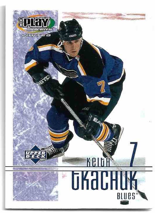 KEITH TKACHUK 01-02 UD Play Makers Limited