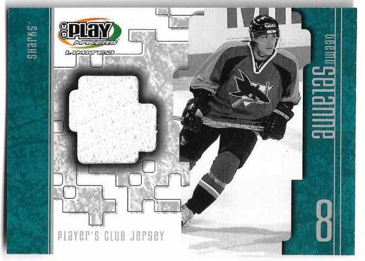 Jersey Player's Club Jersey TEEMU SELANNE 01-02 UD Play Makers Limited