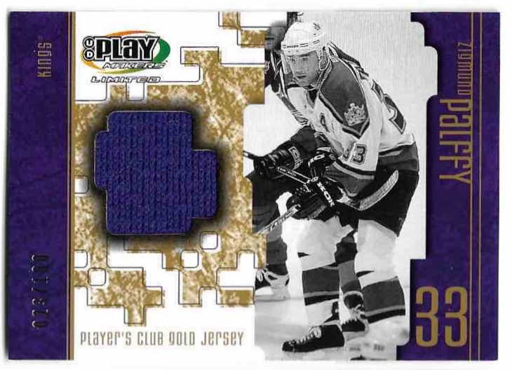 Jersey Gold Player's Club Jersey ŽIGMUND PÁLFFY 01-02 UD Play Makers Limited /100