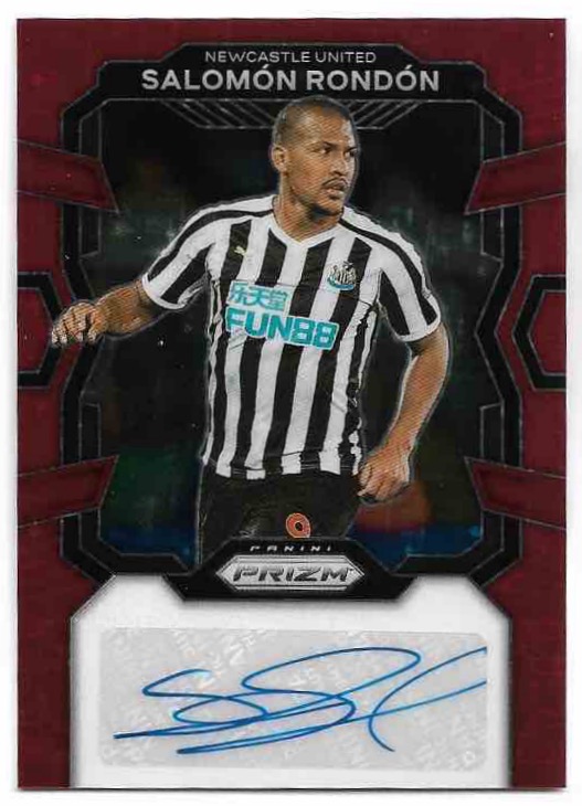 Auto Red Stars Prizms SALOMON RONDON 23-24 Panini Prizm Premier League