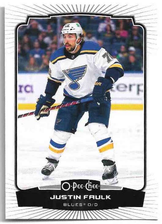 JUSTIN FAULK 22-23 UD O-Pee-Chee OPC