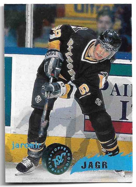 JAROMÍR JÁGR 95-96 Topps Stadium Club