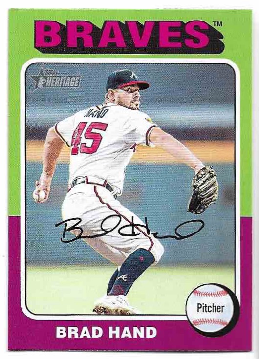 BRAD HAND 2024 Topps Heritage Baseball