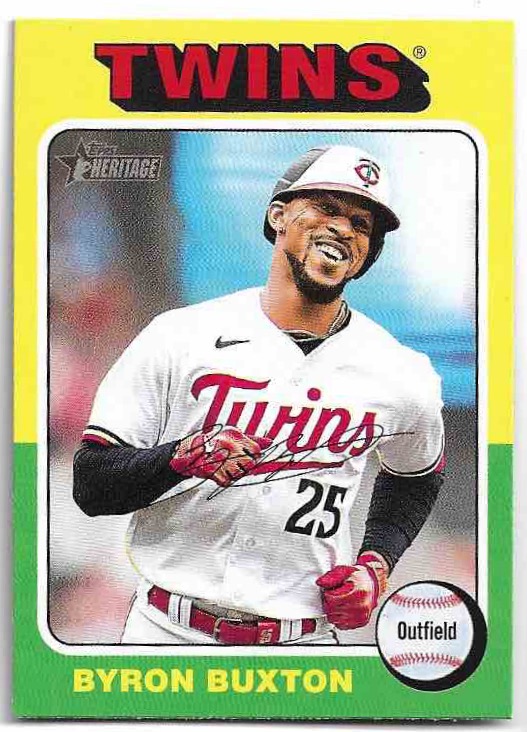 BYRON BUXTON 2024 Topps Heritage Baseball