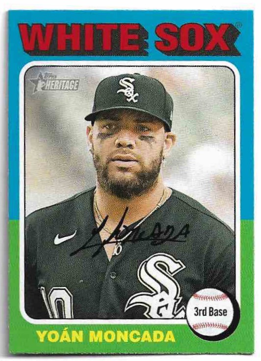 YOAN MONCADA 2024 Topps Heritage Baseball