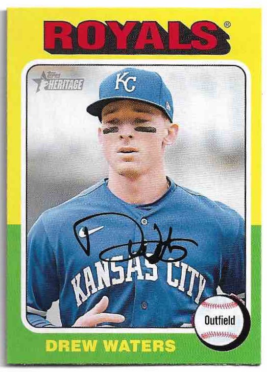 DREW WATERS 2024 Topps Heritage Baseball