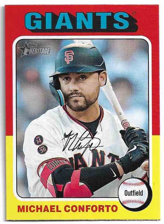 MICHAEL CONFORTO 2024 Topps Heritage Baseball