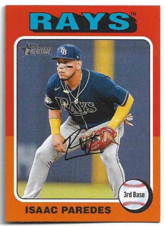 ISAAC PAREDES 2024 Topps Heritage Baseball