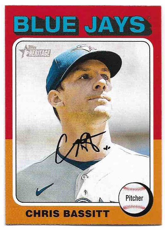 CHRIS BASSITT 2024 Topps Heritage Baseball