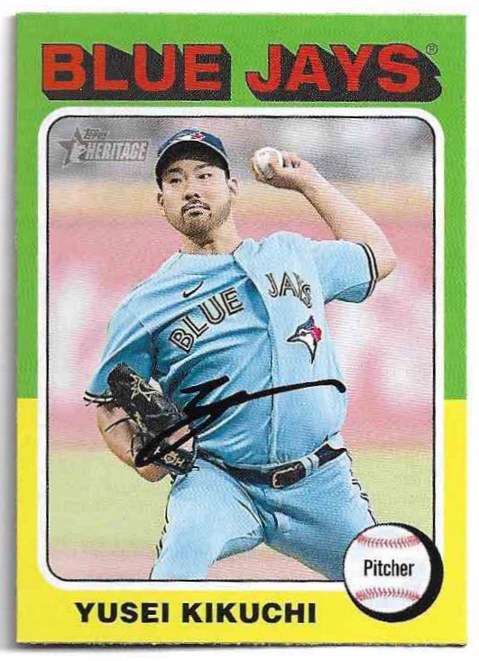 YUSEI KIKUCHI 2024 Topps Heritage Baseball