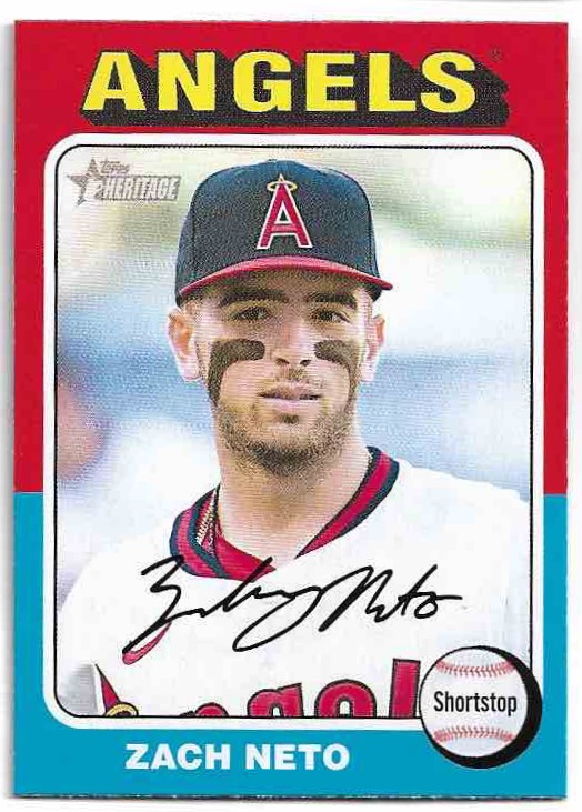 ZACH NETO 2024 Topps Heritage Baseball