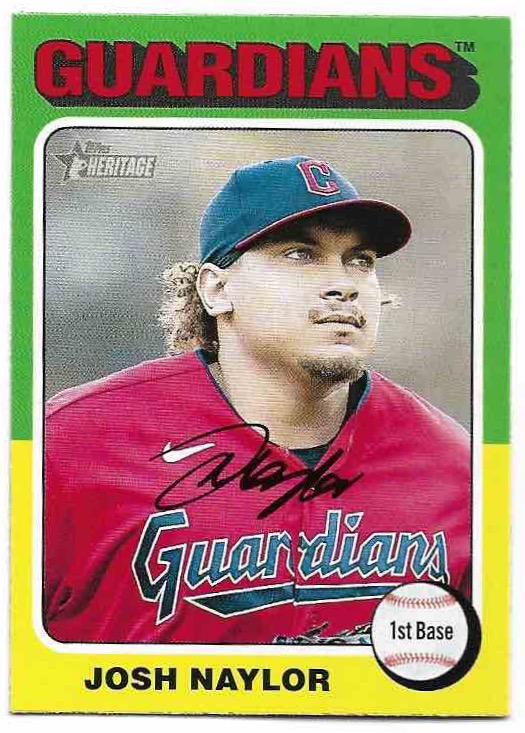 JOSH NAYLOR 2024 Topps Heritage Baseball