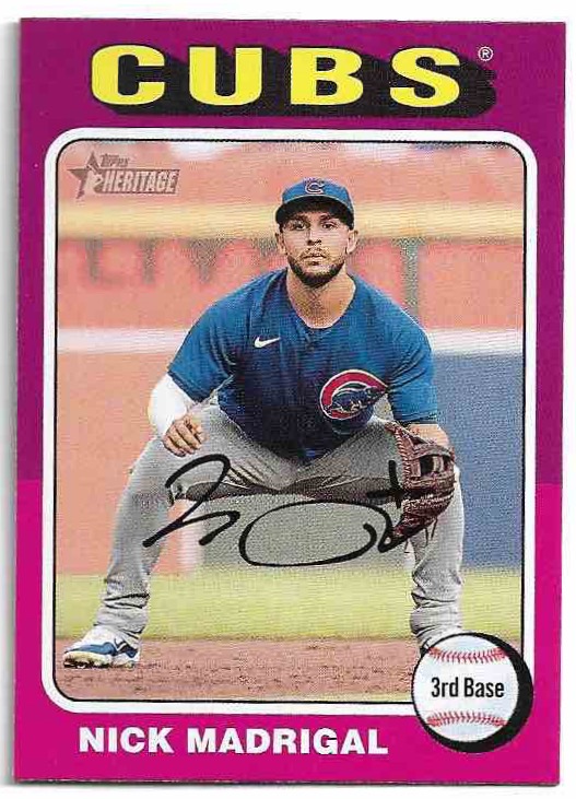 NICK MADRIGAL 2024 Topps Heritage Baseball