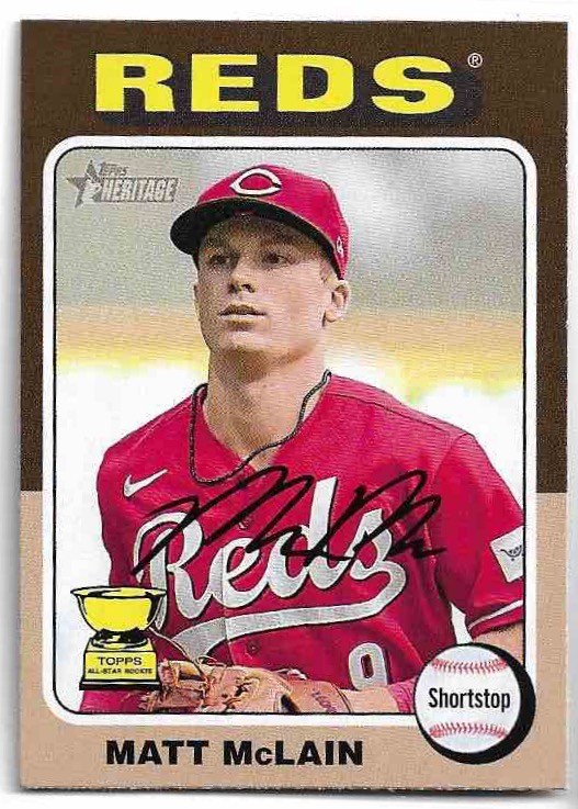 MATT MCLAIN 2024 Topps Heritage Baseball