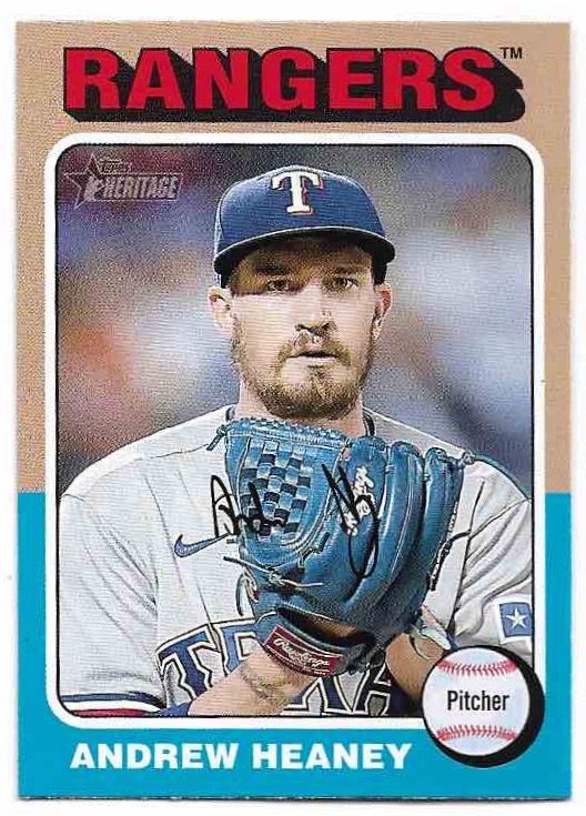 ANDREW HEANEY 2024 Topps Heritage Baseball