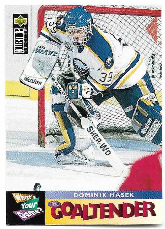 What's Your Game? DOMINIK HAŠEK 95-96 UD Collector's Choice