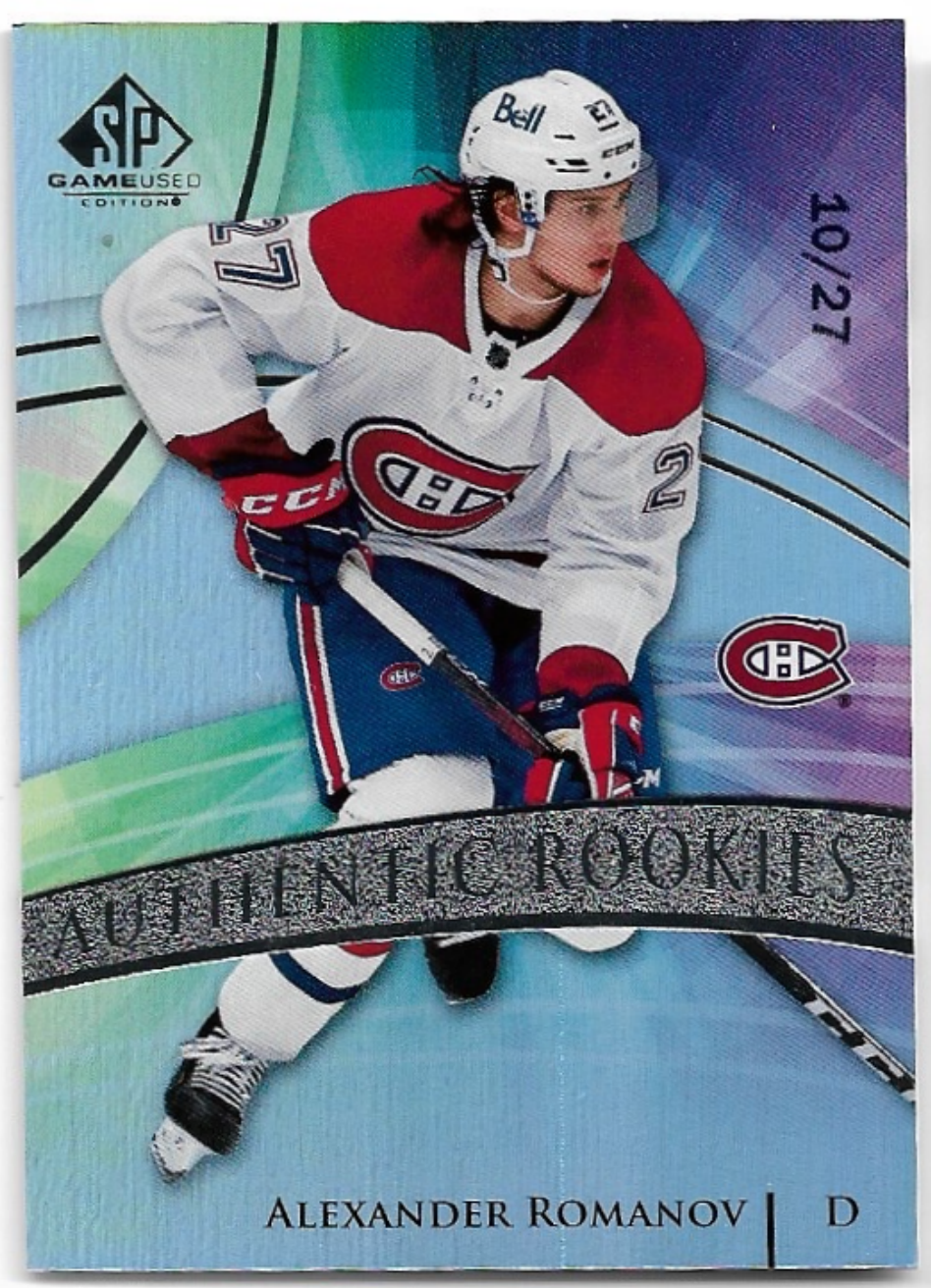 Authentic Rookies ALEXANDER ROMANOV 20-21 SPx /27