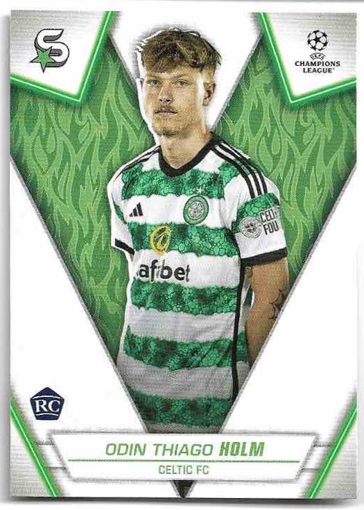 Rookie ODIN THIAGO HOLM 23-24 Topps UEFA Superstars