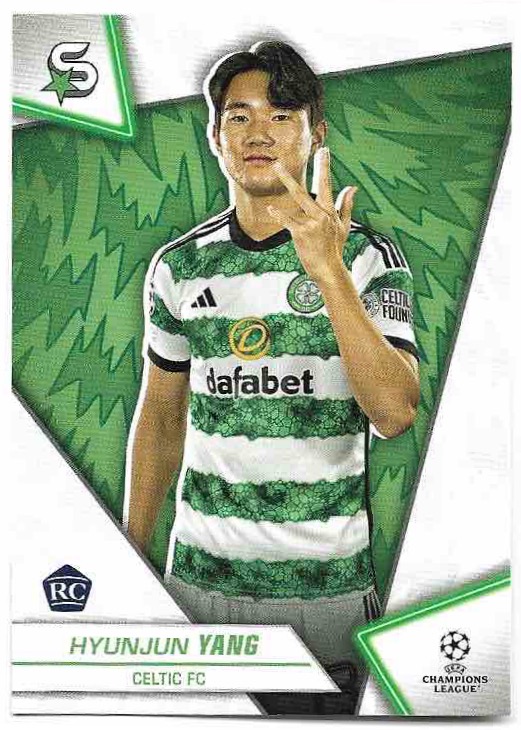 Rookie HYUNJUN YANG 23-24 Topps UEFA Superstars