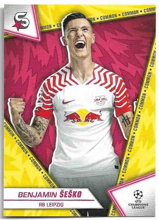 Common Yellow BENJAMIN SESKO 23-24 Topps UEFA Superstars