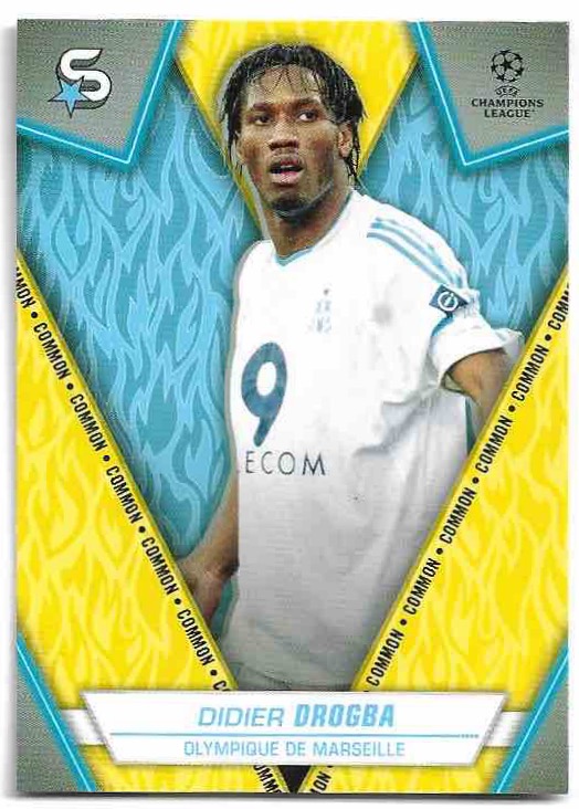 Common Yellow DIDIER DROGBA 23-24 Topps UEFA Superstars