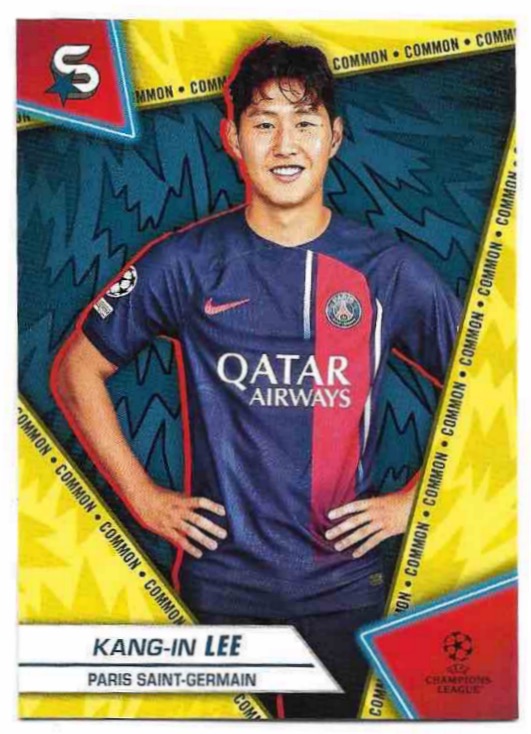 Common Yellow KANG-IN LEE 23-24 Topps UEFA Superstars