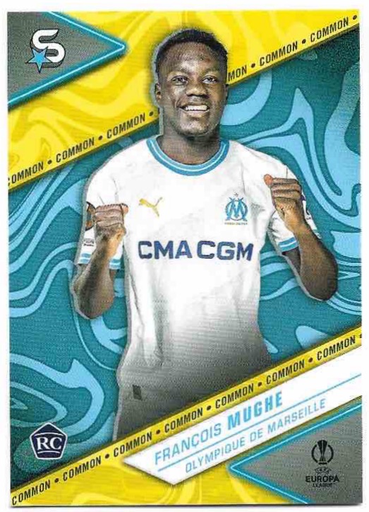 Rookie Common Yellow FRANCOIS MUGHE 23-24 Topps UEFA Superstars