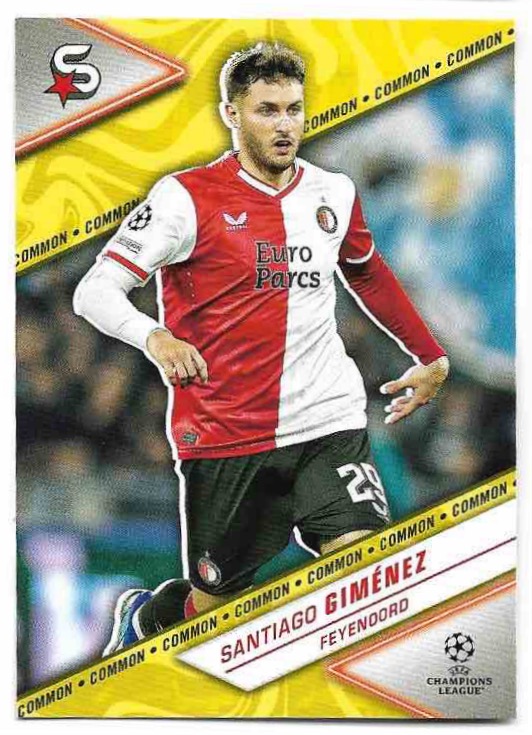 Variations Common Yellow SANTIAGO GIMENEZ 23-24 Topps UEFA Superstars