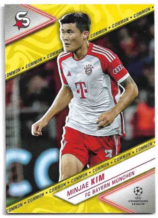 Variations Common Yellow MINJAE KIM 23-24 Topps UEFA Superstars