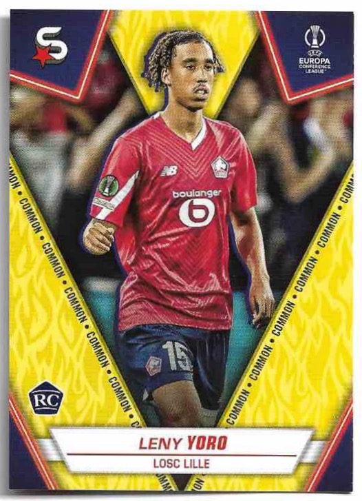 Rookie Variations Common Yellow LENY YORO 23-24 Topps UEFA Superstars