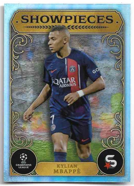 Showpieces KYLIAN MBAPPE 23-24 Topps UEFA Superstars