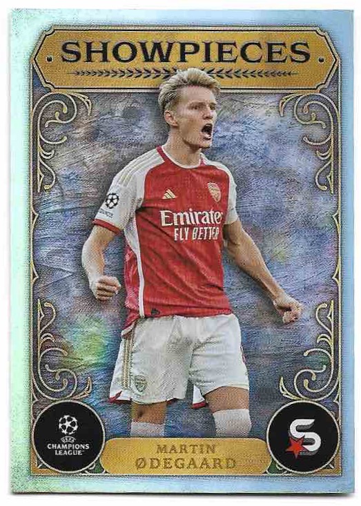 Showpieces MARTIN ODEGAARD 23-24 Topps UEFA Superstars