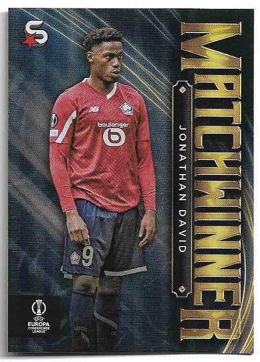 Matchwinner JONATHAN DAVID 23-24 Topps UEFA Superstars