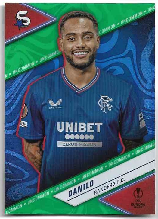 Uncommon Green DANILO 23-24 Topps UEFA Superstars