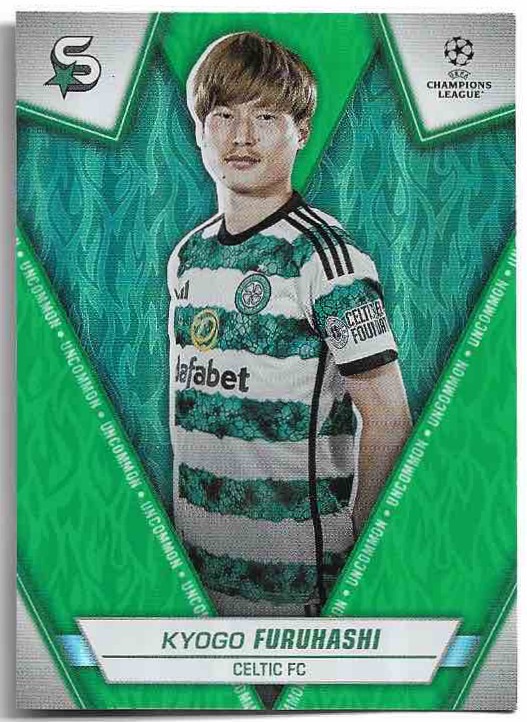 Uncommon Green KYOGO FURUHASHI 23-24 Topps UEFA Superstars