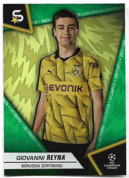 Uncommon Green GIOVANNI REYNA 23-24 Topps UEFA Superstars