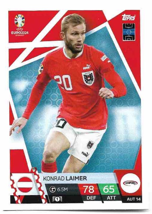 KONRAD LAIMER 2024 EURO Match Attax