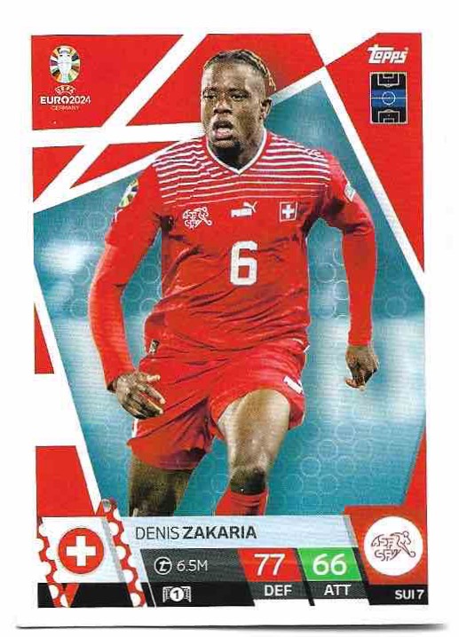 DENIS ZAKARIA 2024 EURO Match Attax