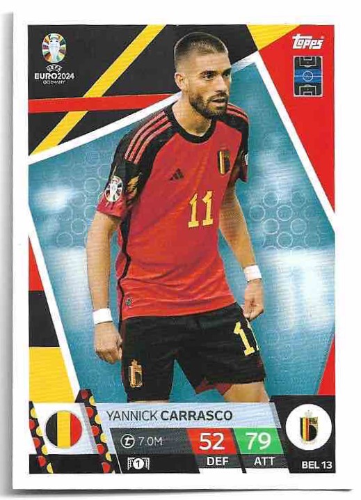 YANNICK CARRASCO 2024 EURO Match Attax