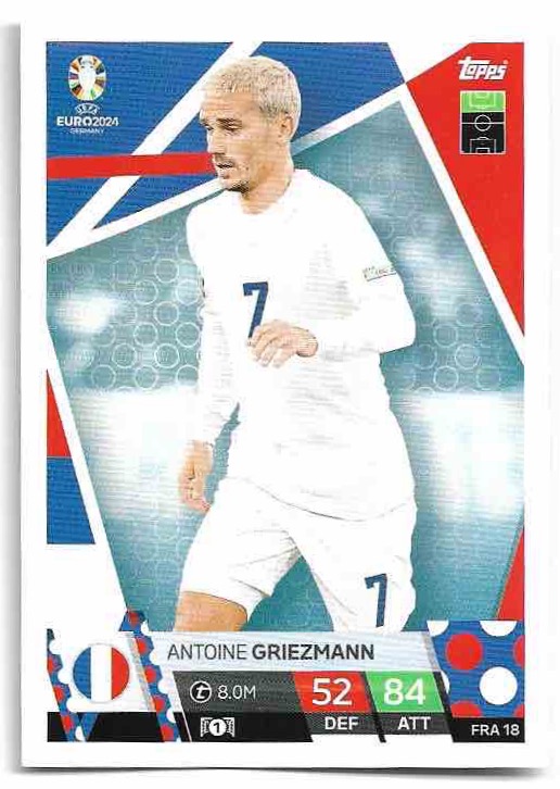 ANTOINE GRIEZMANN 2024 EURO Match Attax