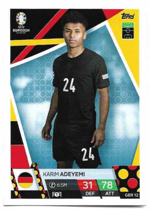 KARIM ADEYEMI 2024 EURO Match Attax