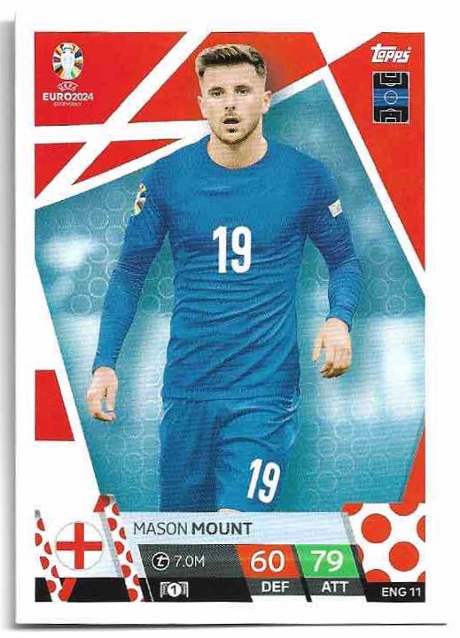 MASON MOUNT 2024 EURO Match Attax