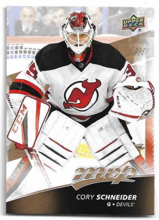 CORY SCHNEIDER 17-18 UD MVP