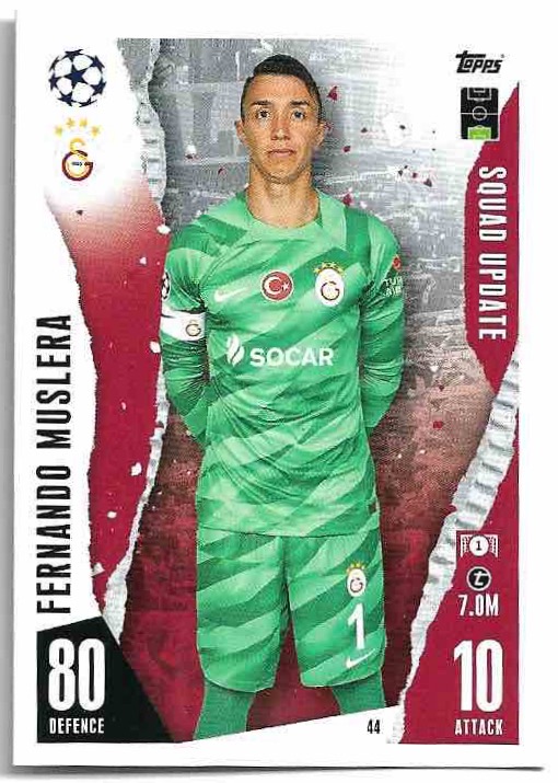 Squad Update FERNANDO MUSLERA 23-24 Match Attax Extra UCL