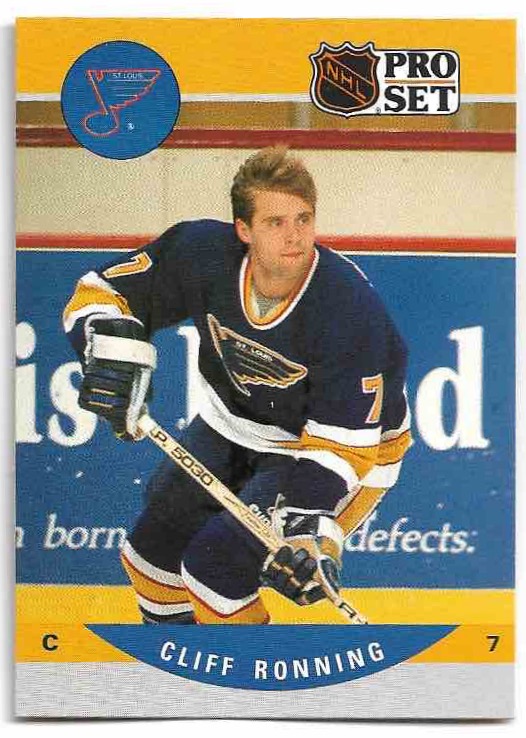 CLIFF RONNING 90-91 Pro Set