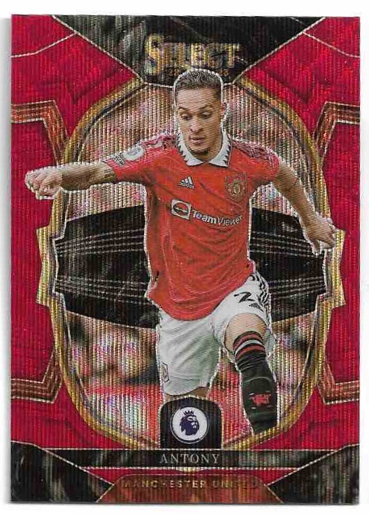 Red Wave Prizm Terrace ANTONY 22-23 Panini Select Premier League