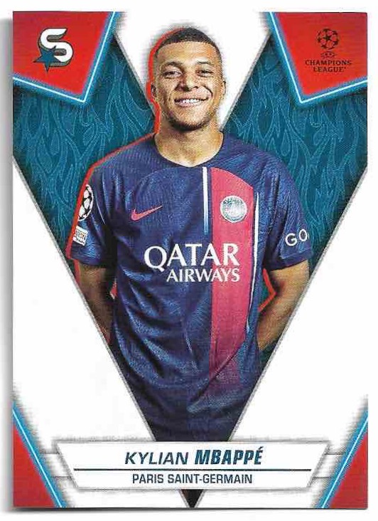 KYLIAN MBAPPE 23-24 Topps UEFA Superstars