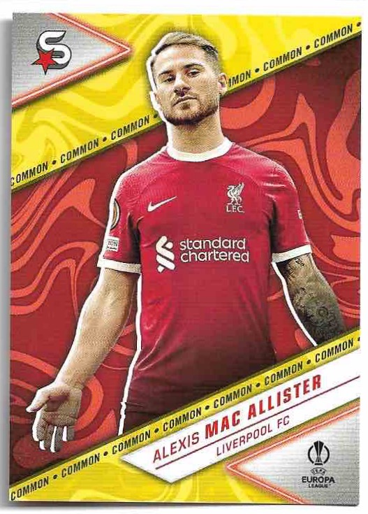 Common Yellow ALEXIS MAC ALLISTER 23-24 Topps UEFA Superstars