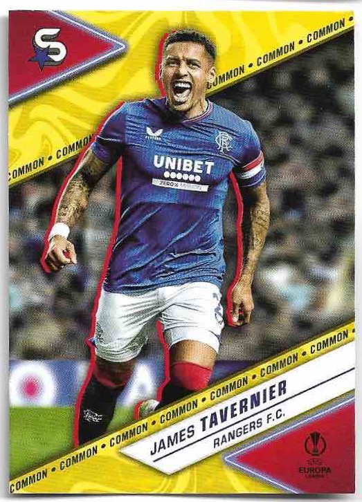 Variations Common Yellow JAMES TAVERNIER 23-24 Topps UEFA Superstars