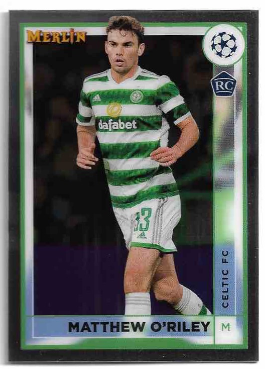 Rookie MATTHEW O'RILEY 22-23 Topps Merlin Soccer